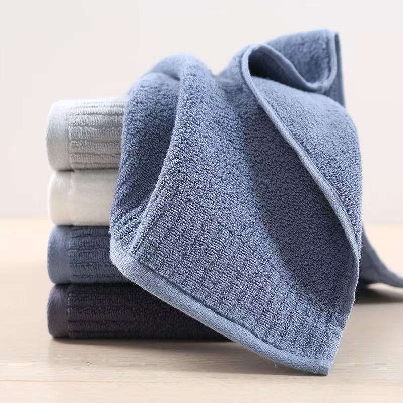 純棉素色套巾可組裝禮盒定製刺繡